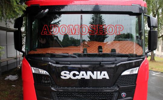 Armaturenabdeckung aus Kunstleder für Scania S und New Generation ab 2017  braun-matt 