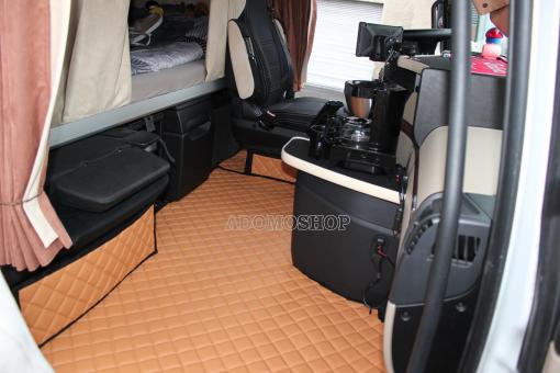 Mercedes Actros SOLOSTAR Fußmatten Lederboden Truck LKW Zubehör Innenraum  Matten
