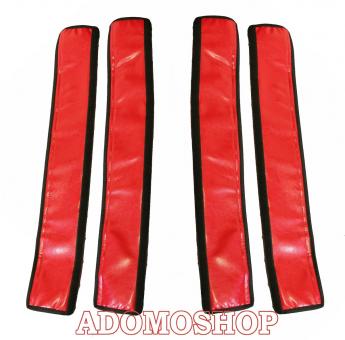 Einstiegsgriffeverkleidung für Actros Mp5 aus Kunstleder rot 