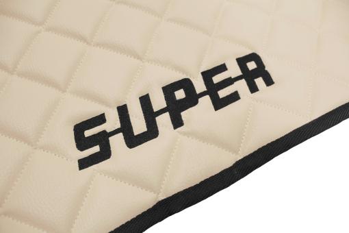 Kunstleder Fußmatten für SCANIA S ab 2017, klappbar in beige-matt, SUPER 