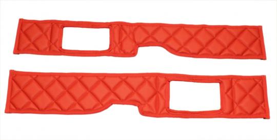 Sitzsockelverkleidung aus Kunstleder für DAF XF 106, Grammer-Sitze/Sockel , rot-matt, Umr. rot 