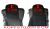 Lkw Sitzbezüge für MP5 MP4 Beifahrer klappbar, rot, 2 Armlehnen