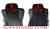 Sitzbezüge für Actros MP5 und MP4, schwarz-rot, Beifahrersitz  klappbar Old Skool