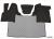 Kunstlederfußmatten mit Sitzsockel für DAF XF 106 ab 07/2017 schwarz-grau-matt