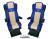Sitzbezüge für Actros MP5 und MP4, Beifahrersitz luftgefedert blau-beige, Old Skool