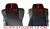 Sitzbezug NUR Fahrerseite für Actros MP4 und MP5 schwarz - rot