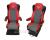 Lkw Sitzbezüge aus Kunstleder für Mercedes MP5 und MP4 Beifahrersitz klappbar, 4 Armlehnen, rot, Old Skool