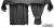 Gardinen für Actros MP5 und MP4, grau-schwarz, Unt. schwarz