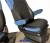 Lkw Sitzbezüge  für MP5 MP4 Beifahrer klappbar, blau, 2 Armlehnen