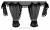 Gardinen mit Bettvorhang für Iveco Stralis, S-Way Hi-Way grau-schwarz, Gleiter gratis
