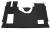 Kunstlederfußmatten Set für MP5 und MP4 schwarz klappbarer Beifahrersitz