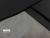 Kunstlederfußmatten mit Sitzsockel für DAF XF-new ab 2021 klappbar grau-schwarz - glatt