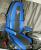 Sitzbezüge aus Kunstleder für Volvo FH4 und FH5 mit drehbarem Beifahrersitz, blau-schwarz