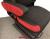 Lkw Sitzbezüge  für MP5 MP4 Beifahrer klappbar, rot, 4 Armlehnen