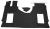 Lkw Kunstlederfußmatten für Actros MP5 und MP4, Luftgefederter Beifahrersitz, schwarz umr schwarz